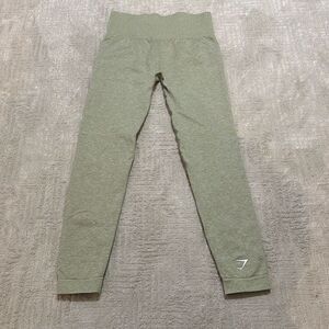 Gymshark Flex High Waisted Tan Gym Pants Yoga Pants Women’s XS